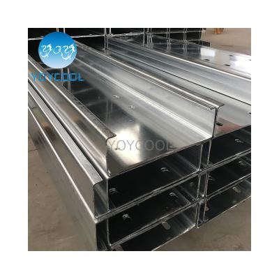 China Unistrute size SS316 p1000 steel unistrute support system steel frame and stainless steel purlin machines 41x41x2.5 mm C channel for sale