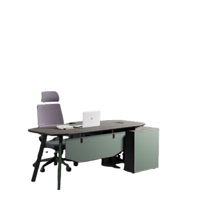 China Other hot sale Ekar 2022 oak wooden lcomputer office desk commercial office furniture for sale