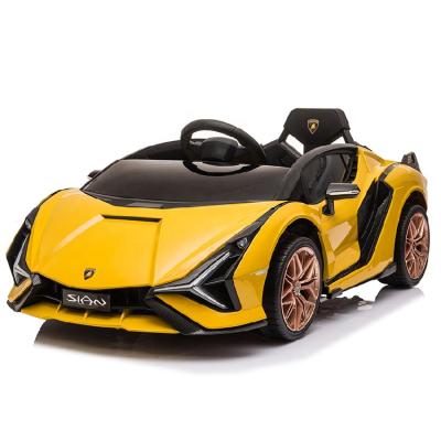 China Ride On Toy 12v Battery Operated Ride On Car SI-NGAN Plastic License Toy Car For Kids To Drive for sale