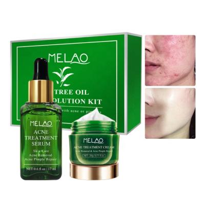 China Wholesale Private Label Beauty Face Skin Care Product Tea Tree Acne Pimple Repair Acne Treatment Removal Skin Care Set for sale