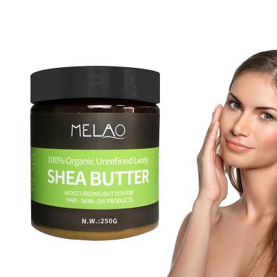 China Natural Organic Shea Body Butter With Containers Moisturizer Cream For Body Care for sale