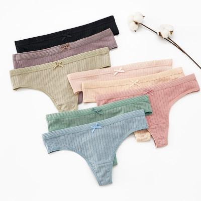 China Women's New Arrival Antibacterial Cotton Antibacterial Threaded Cotton Girl Underwear Transparent Panties for sale