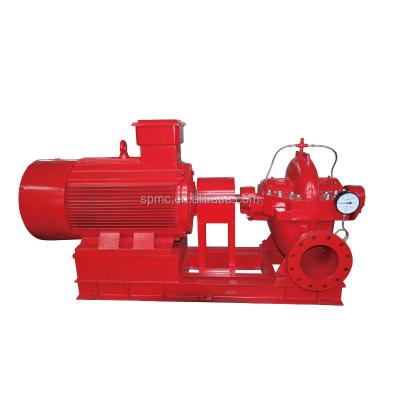 China Commercial Buildings XBD series horizontal split case electric fire pump from factory for sale