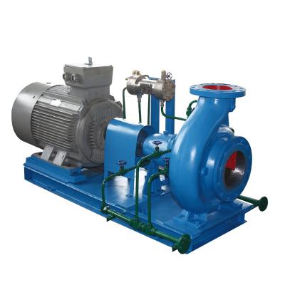 China Industrial Boilers NSPR type horizontal end suction Hot water circular centrifugal pump from SPMC for sale