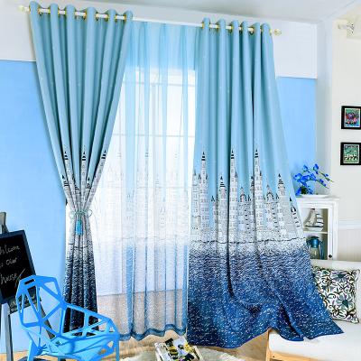 China Blackout Printing 3D Curtains String Church Wall Curtain Flower Design 3d Living Room Cover All Wall Curtain for sale