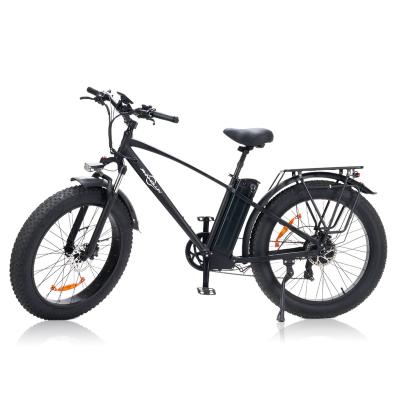 China Aluminum Alloy EU Warehouse Free Shipping Phnholun P26 Pro Fat Tire Long Range Electric Bike 1500W 48V 23AH For Adults for sale