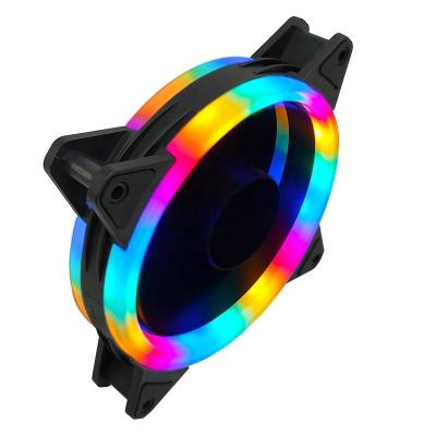 China Computer Case 12cm Computer Fan 120mm PC Case RGB LED Fans for sale