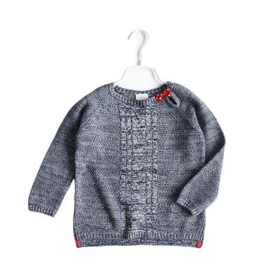 China 2021 Love Anti Shrink Bow Long Sleeve Sweater Handmade Design For Baby for sale