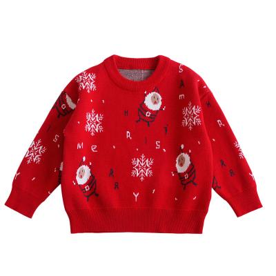 China Anti Shrink In Stock Fashion High Quality Kids Clothes Knit Sweaters Baby Christmas Sweater for sale