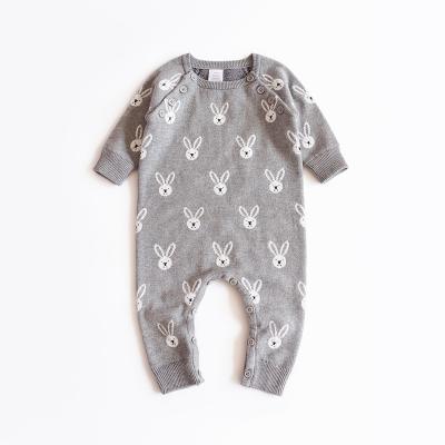 China Breathable Hot Selling Button Onesie Jumpsuit Cotton Yarn Baby Romper Newborn Infant Clothes For Babies Boy Girls for sale