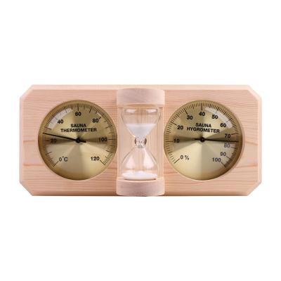 China Modern Sauna Accessories Red Cedar Wood Sauna Room Hygrometer For Sale for sale