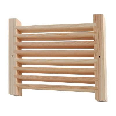 China Modern and Traditional Style Pine Finish Alphasauna Sauna Wood Accessories Air Ventilation for Sale for sale