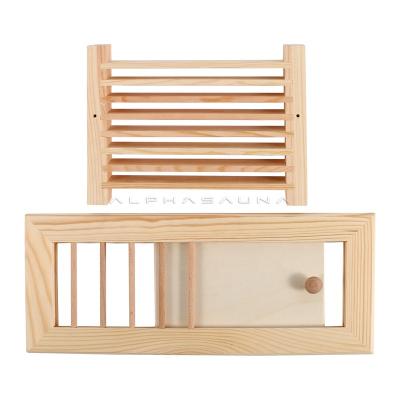 China Alphasauna modern and traditional pine wood sauna accessories sauna flue for sale