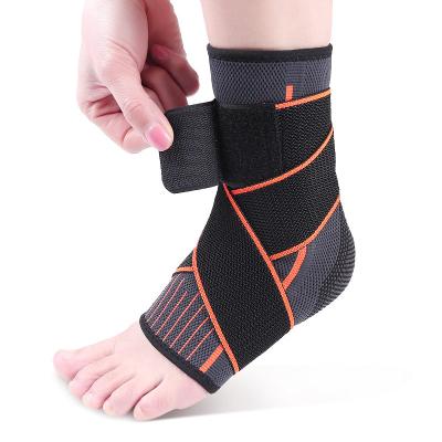 China Hot Selling Daily Life + Sports Elastic Sports Adjustable Ankle Bandage Support Ankle Brace Sleeves for sale