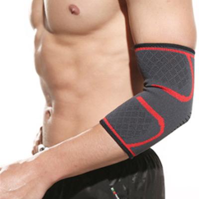 China Adjustable Breathable Customizable Elasticity Power Adjustable Brace Strap Bodybuilding Arm Wrap Strap Elbow Lifting Sleeves Bandage Compression Elbow Support Pads for sale