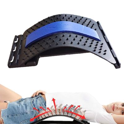 China Lower Back Stretch Acupuncture Orthopedic Magnetic Therapy Massager Lumbar Support Massage Function Stretcher Biscuit for sale