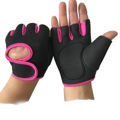 China Custom Durable Hot Gym Fitness Workout Half Finger Stain Training Gloves Gel Fill Weightlifting Gloves For Women Men for sale