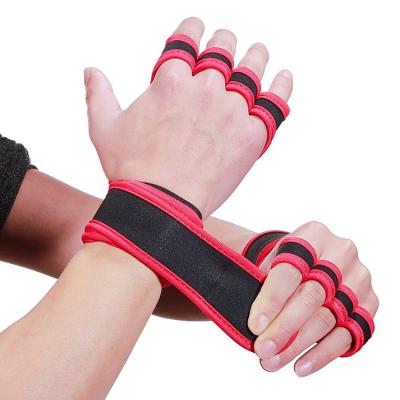 China Direct Selling Women's Gym Gloves Anti Fitness Durable Hot Sports Gloves With Wrist Wraps for sale