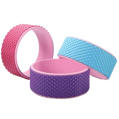 China Wholesale Durable High Quality Private Label Fitness OEM Logo Print ABS Pilates Tape Yoga Wheel Workout Exercise Wheel for sale