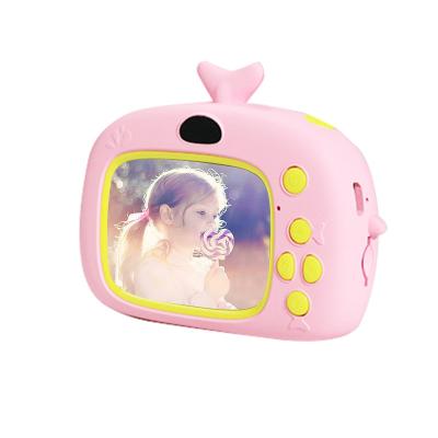 China Digital Camera VCR 2021 Hot Sale Gift Toys Outdoor Screen HD Photography 2 Inch Outdoor Screen Digital Mini Camera Kids Cartoon Cute Rechargeable Camera for sale