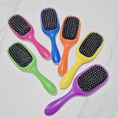 China Large Size Airbag Hair Brush Cosmetic ABS Current Good Quality Waterproof Factory Logo Wig Comb Brush Custom For All Type Hair Plastic Hair Brush for sale