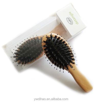 China Cushion Mini Airbag Wooden Bristle Hair Brush For Women for sale