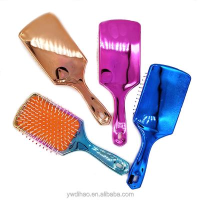 China Cushion Massage High Quality UV Electroplating Hair Brush for sale