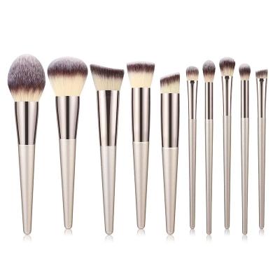 China Fan Brush Wholesale High Quality Custom Logo Private Label Cosmetics Face Blush Makeup Brush for sale