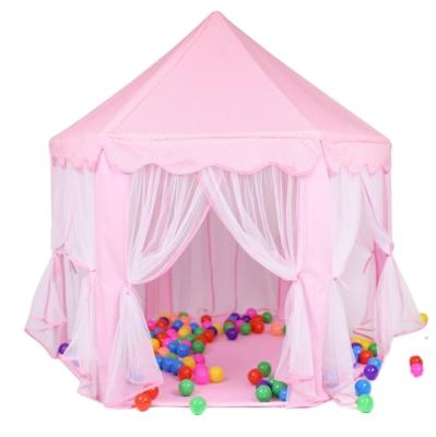 China Princess Tent Girls Large Playhouse Kids Castle Play Tent with Star Lights Toy for Children Indoor and Outdoor Games for sale