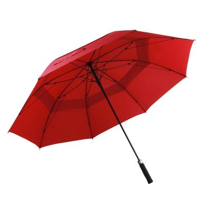 China 34inch golf umbrella business automatic super large 3-4 persons straight 150cm long handle advertising golf umbrella large for sale