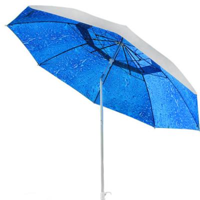 China Double layer camouflage color fishing parasol beach umbrella with factory price for sale