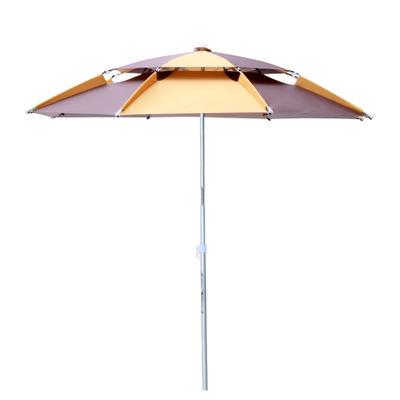 China Wholesaler 1.8M 2.2M Rotatable Rainproof Vinyl Sunshade Large Fishing Umbrella for sale