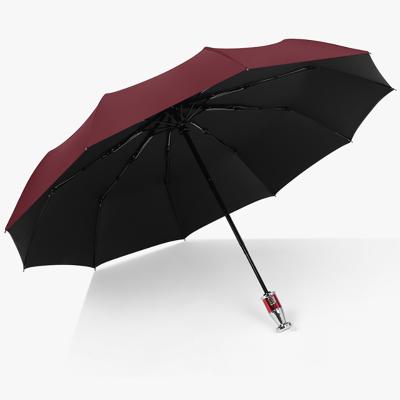 China 23 Inch Automatic Open Extra Large Double Canopy Vented Windproof Golf Umbrella with Logo Printing for sale