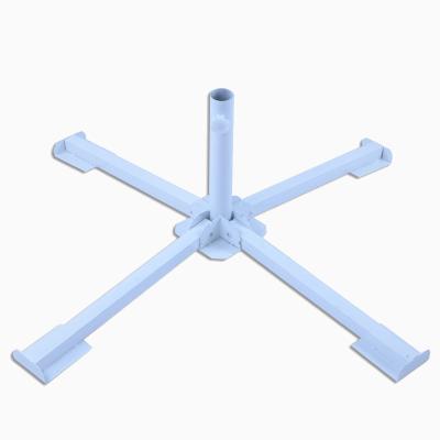 China Portable Umbrella Tripod Stand Metal Beach Umbrella Stand Base Sunshade Base Holder Sun Shade Accessory umbrella base for sale