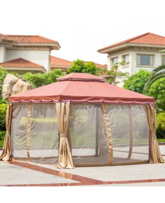 China Sunrain Patio Gazebo Pop-Up Gazebo Tent Instant with Mosquito Netting Outdoor Gazebo Canopy Shelter with 100 Square Feet for sale