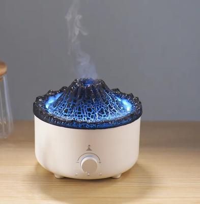 China 2023 New Jellyfish Fire Volcano Flame Essential Oil Aroma Diffuser Remote Control Humidifier for sale