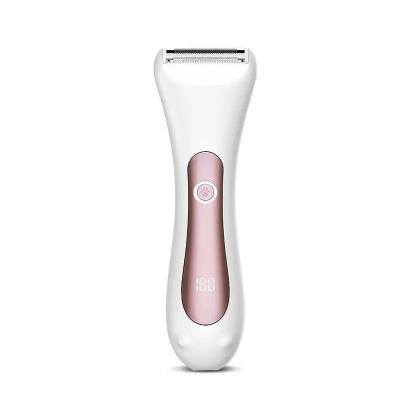 China IPX7 2023 Waterproof Portable Battery Operated Electric Women Legs Hair Tending Remover IPX7 320mAh Mini USB for sale