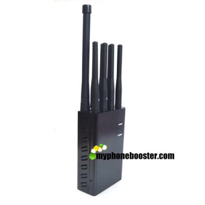 China Global Used 8 Bands 4w Cell Phone Signal Jammer Blocker  Block GSM 3G 4G LTE Lojack Wifi GPS UHF VHF RF Signal DC12V for sale