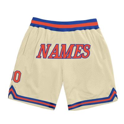 China Anti-UV men's retro varsity lakers short bulls shine logo corduroy oversized loose girls unc throwback reversible basketball shorts for sale