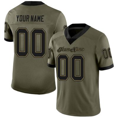 China Custom Made Sublimated American Football Anti-UV Tank Tops Printed Your Team Name Number Rugby Team Ruby Uniform Shirts For Men/Youth for sale