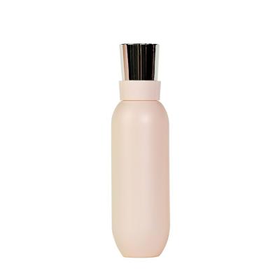 China Personal Care Lotion Glass Bottles Custom Luxury Skin Care Matte Pink Glass Bottle 4oz Facial Cosmetic Bottle for sale