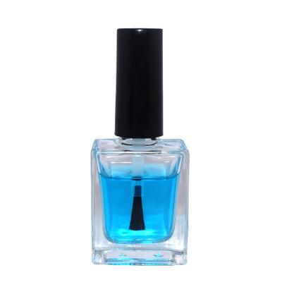 China Personal Care 13ml Nail Polish Empty Glass Bottle With Cap And Brush for sale