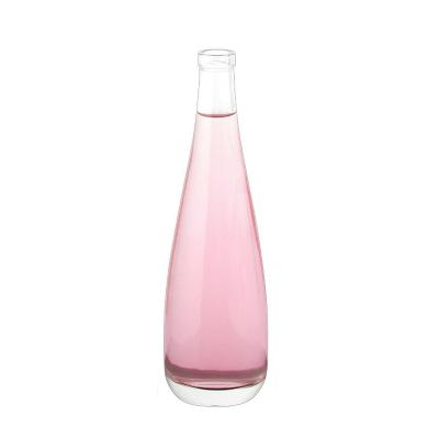 China Hot Beverage Vodka Brandy Frosted Wine Glass Bottles Customized 350ml 500ml 550ml Empty Wine Bottles for sale