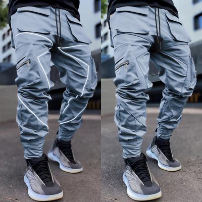 China Anti-pilling Street Lane Panties With Side Pockets Nightclub Men's Sweatpants Hiphop Tactical Pants for sale