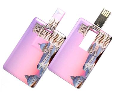 China customized card type usb flash drive for sale