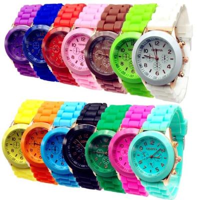 China Promotional silicone wrist watch for sale