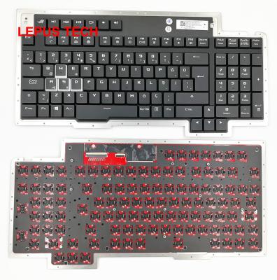 China New Original TR TU Turkish Keyboard for ASUS ROG GX800 GX800VH Backlit Keyboard 0KNB0-L611TU00 GX800 for sale