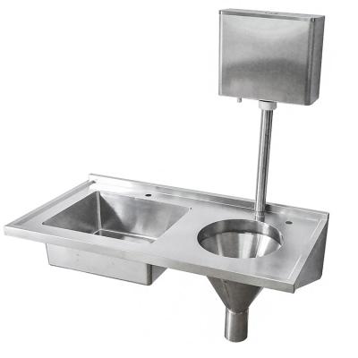 China Allow safe and hygienic disposal of waste stainless steel hospital sluice clinical sink hand wash sink for operation theater hosp for sale