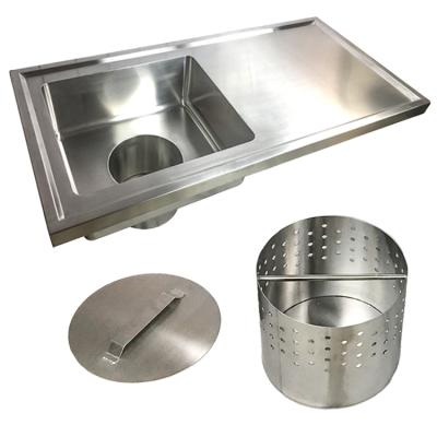 China Durable Custom 304 Stainless Steel Plaster Sink For Hospital for sale