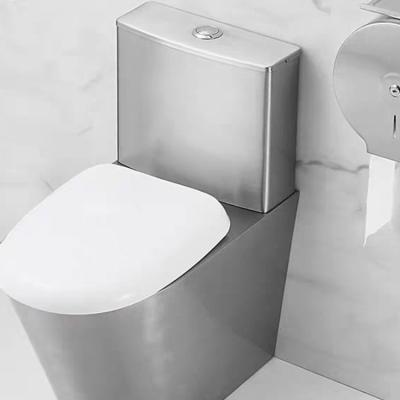 China Smart Electric Plug Flush Hidden Power Style Piece Leg Stainless Steel Seat Toilet Cover Smart Tank Electric Bathroom Hotel for sale